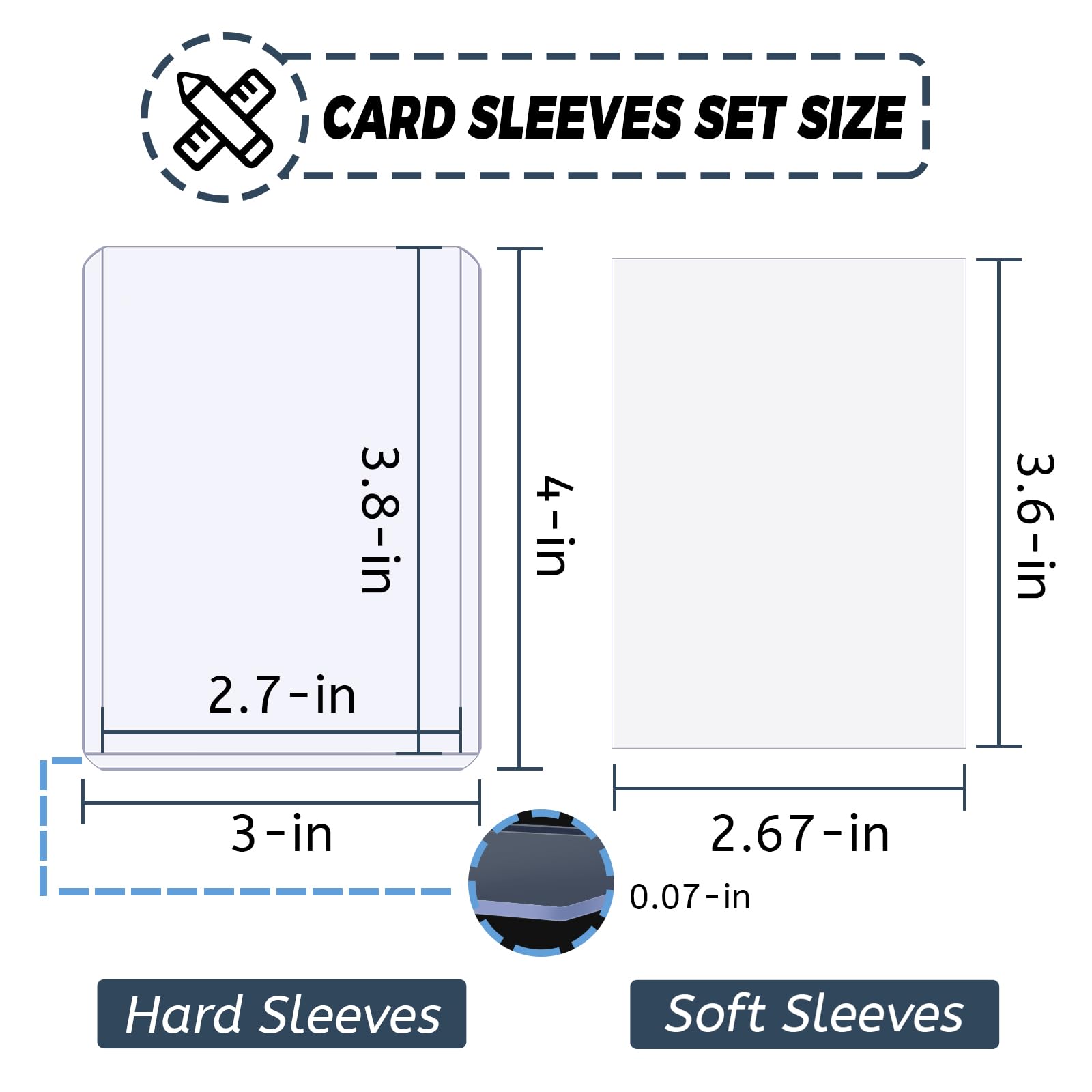 100개~600개 세트의 카드 슬리브, 단단하고 부드러 - Card Penny Sleeve 리뷰 및 가격
